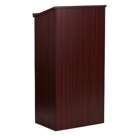 Adiroffice Wood Stand-up Podium Lectern, Mahogany ADI661-01
